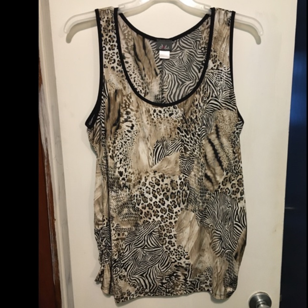 Multi Animal Print Tank